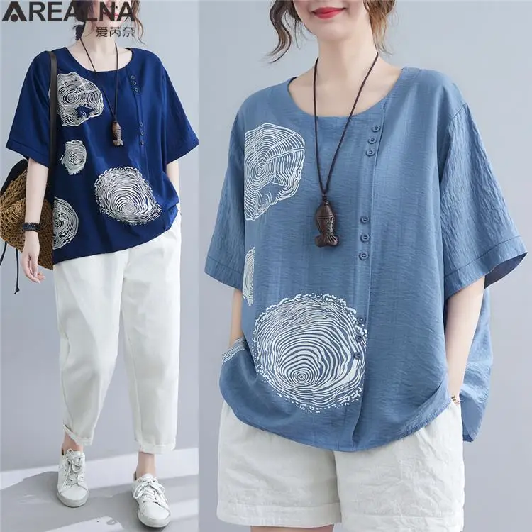 Summer vintage oversized t shirt women short sleeve print basic t-shirts casual tops loose tee shirt femme camisetas de mujer
Summer vintage oversized t shirt women short sleeve print basic t-shirts casual tops loose tee shirt femme camisetas de mujer