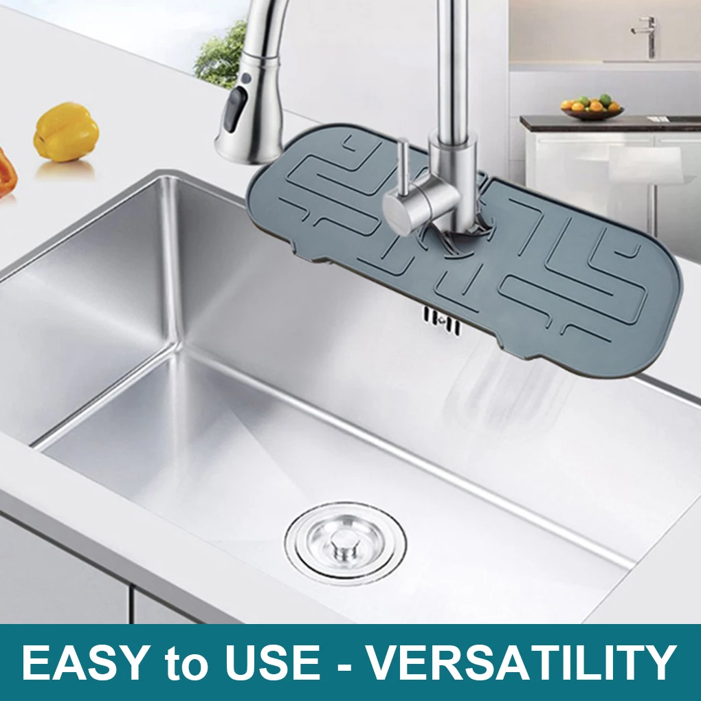 Faucet Mat Wraparound Kitchen Sink Bathroom Splash Guard Reusable Water Drip Catcher Protector Basin Pad Organizer
Faucet Mat Wraparound Kitchen Sink Bathroom Splash Guard Reusable Water Drip Catcher Protector Basin Pad Organizer