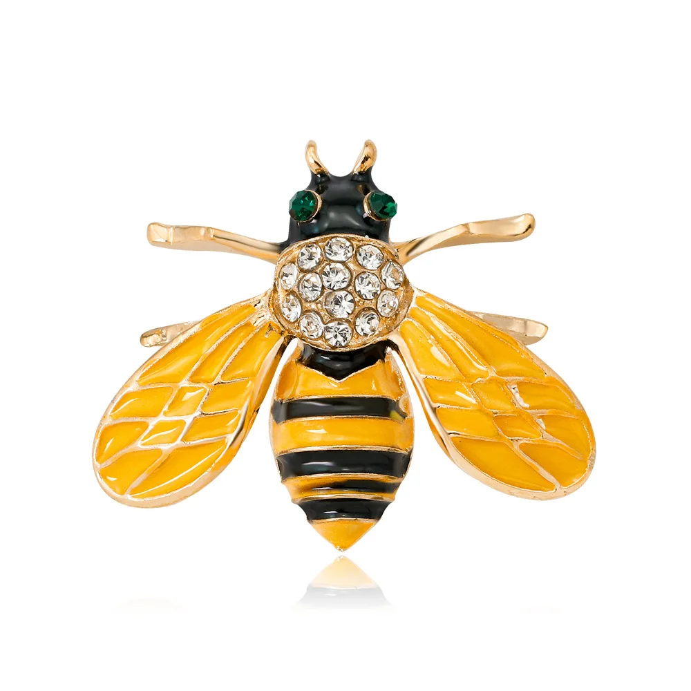 Korean Fashion Diamond Yellow Bee Brooch брошь женская Weddings Party Casual Brooch Pins Gifts
Korean Fashion Diamond Yellow Bee Brooch брошь женская Weddings Party Casual Brooch Pins Gifts