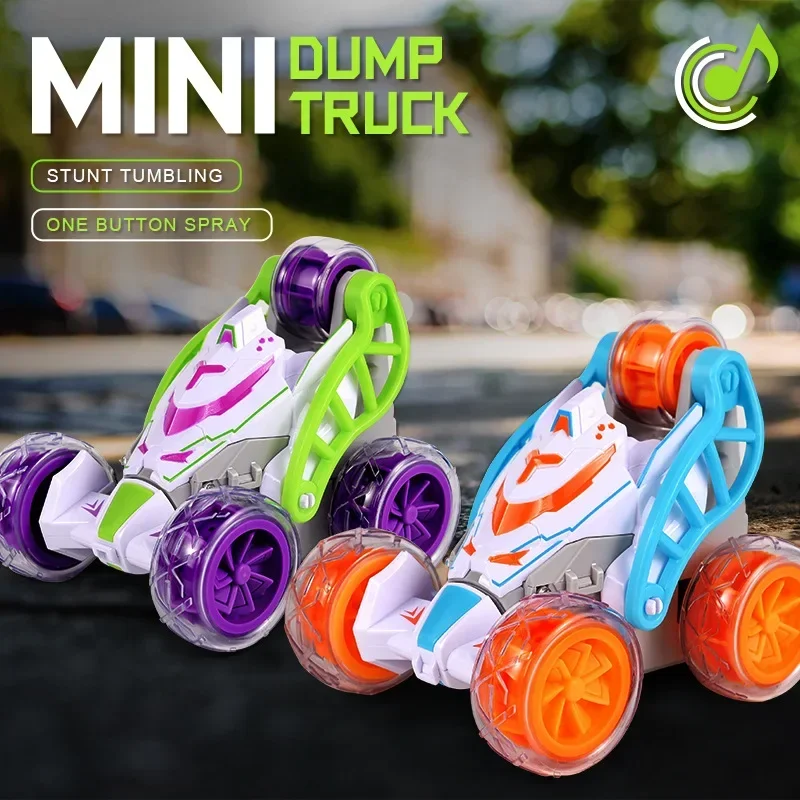 Remote Control Car Mini Stunt Dumper Charging Spray Ultra High-speed Car Lights 360 ° Tumbling Car Children's Boy Toy Car
Remote Control Car Mini Stunt Dumper Charging Spray Ultra High-speed Car Lights 360 ° Tumbling Car Children's Boy Toy Car