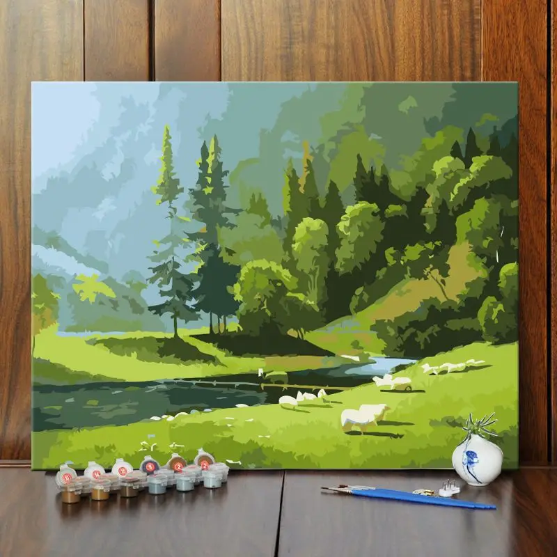 1411970 Digital oil painting hand-colored digital painting hanging painting plant landscape beautiful decorative painting
1411970 Digital oil painting hand-colored digital painting hanging painting plant landscape beautiful decorative painting