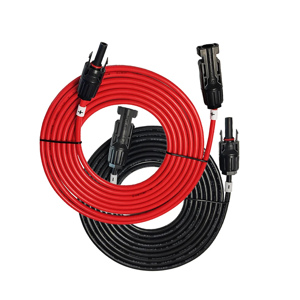 Solar Panel Extension Cable 3M 10AWG(6mm²) with Female and Male Solar Connector Solar Panel wire Adaptor Kit Tool
Solar Panel Extension Cable 3M 10AWG(6mm²) with Female and Male Solar Connector Solar Panel wire Adaptor Kit Tool