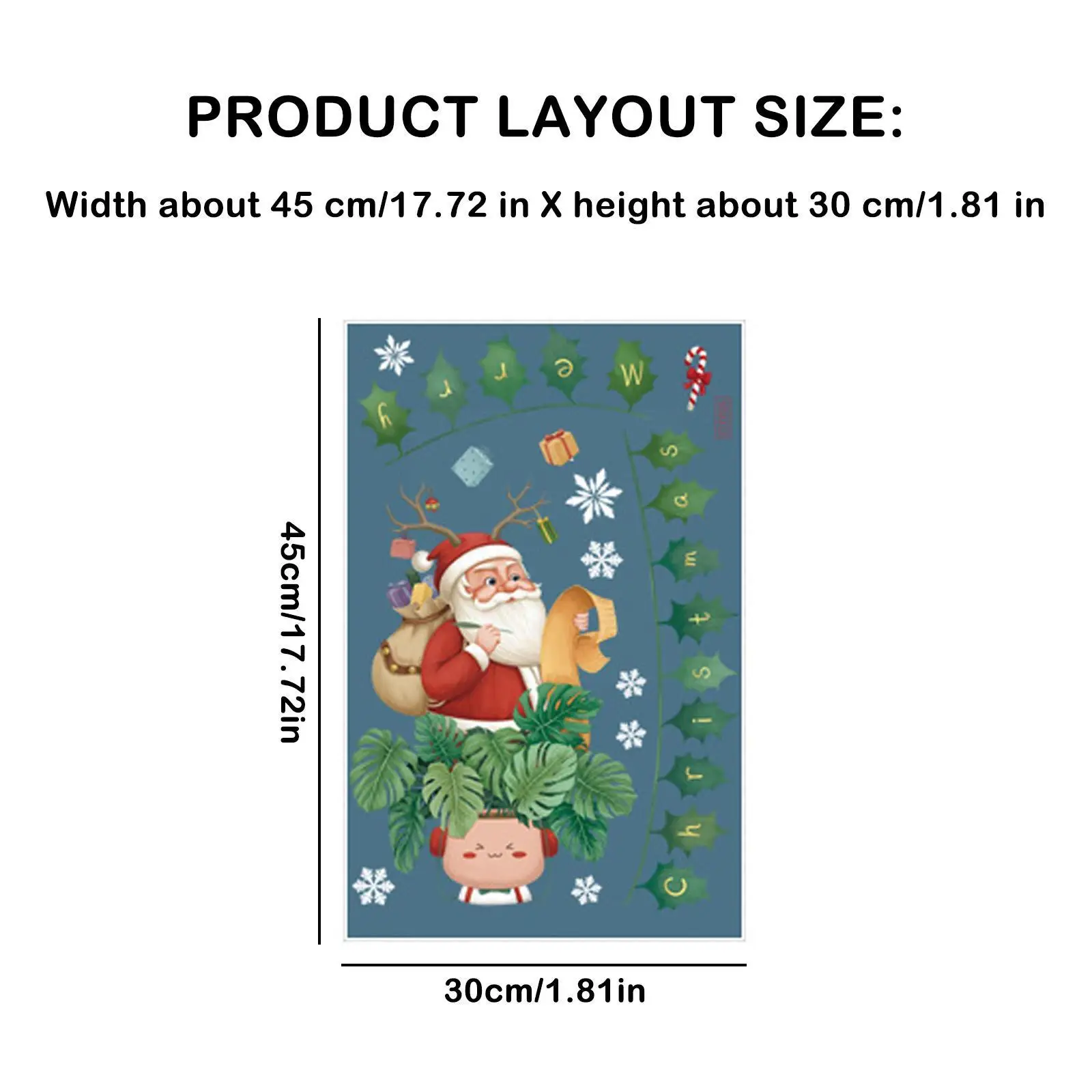 Christmas Gift Santa Claus 2023 New Year Sticker Window Glass Snowflake Sticker Decoration Elk Wall Sticker O9v2
Christmas Gift Santa Claus 2023 New Year Sticker Window Glass Snowflake Sticker Decoration Elk Wall Sticker O9v2