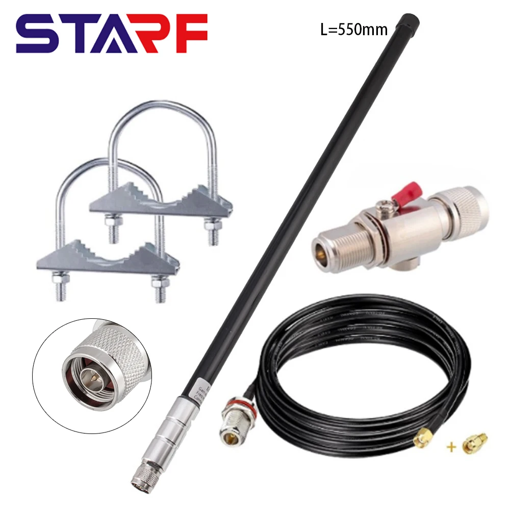 55cm Outdoor/Indoor Helium Miner Antenna 8-12dbi 868MHz 915MHz LoRa Fiberglass Antenna RAK Hotspot Mining Antenas For Sensecap
55cm Outdoor/Indoor Helium Miner Antenna 8-12dbi 868MHz 915MHz LoRa Fiberglass Antenna RAK Hotspot Mining Antenas For Sensecap
