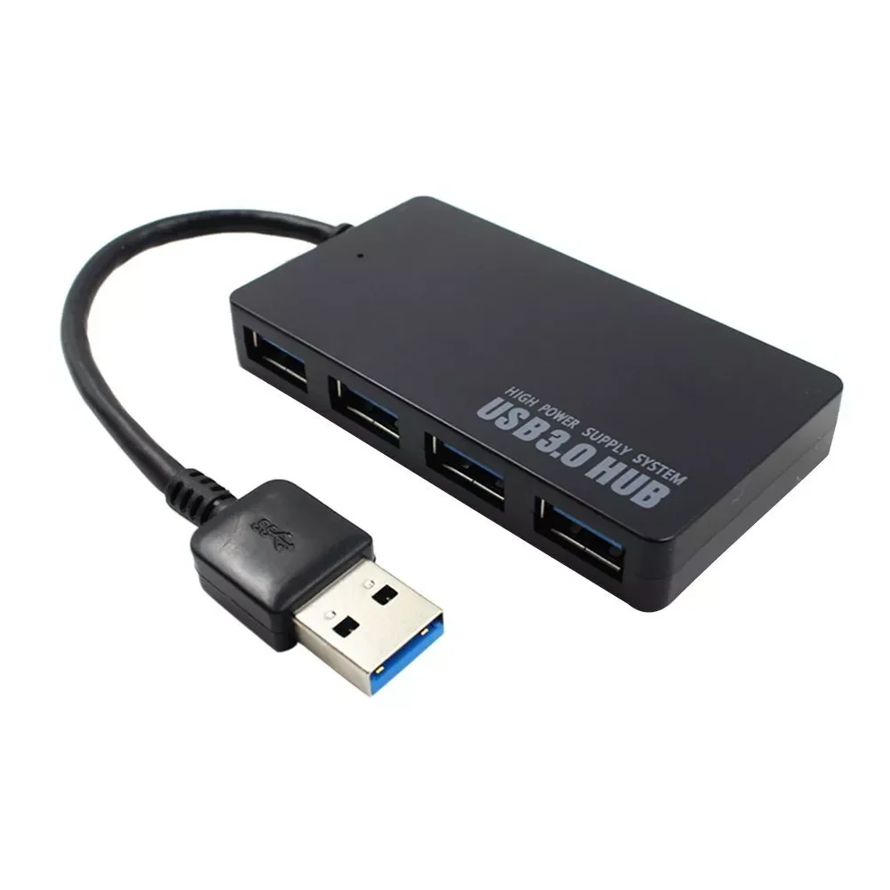 Portable USB Hub Compact 4 Port USB 3.0 Hub Splitter Adapter 5Gbps for Mac Laptop Notebook PC Desktop Black
Portable USB Hub Compact 4 Port USB 3.0 Hub Splitter Adapter 5Gbps for Mac Laptop Notebook PC Desktop Black