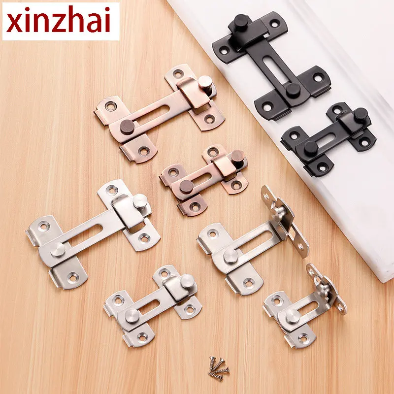Stainless Steel Door Buckle 90°/180° Sliding Door Latch Anti-theft Security Lock Catch Bedroom Sliding Door Push Lock
Stainless Steel Door Buckle 90°/180° Sliding Door Latch Anti-theft Security Lock Catch Bedroom Sliding Door Push Lock