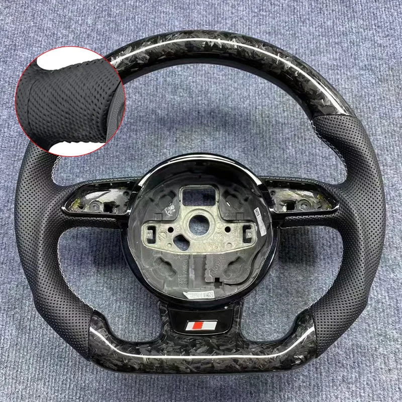 Руль Forge из углеродного волокна с перфорированной кожей для Audi RS S3 S4 S5 2012-2016 A3 A4 A5 RS4 RS5 Автомобильный руль
Руль Forge из углеродного волокна с перфорированной кожей для Audi RS S3 S4 S5 2012-2016 A3 A4 A5 RS4 RS5 Автомобильный руль
