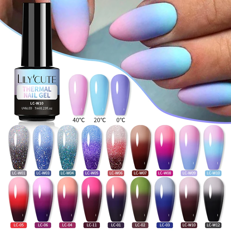 Фото Гель-лак для ногтей LILYCUTE 3 слоя меняющие цвет | Красота и здоровье