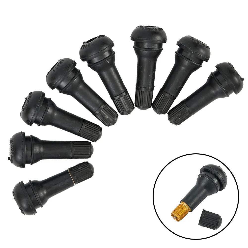 10pcs Universal TR-413 Tubeless Car Wheel Tire Valve Stems Snap-in Tyre Rubber Valves With Dust Caps Car Accessories
10pcs Universal TR-413 Tubeless Car Wheel Tire Valve Stems Snap-in Tyre Rubber Valves With Dust Caps Car Accessories