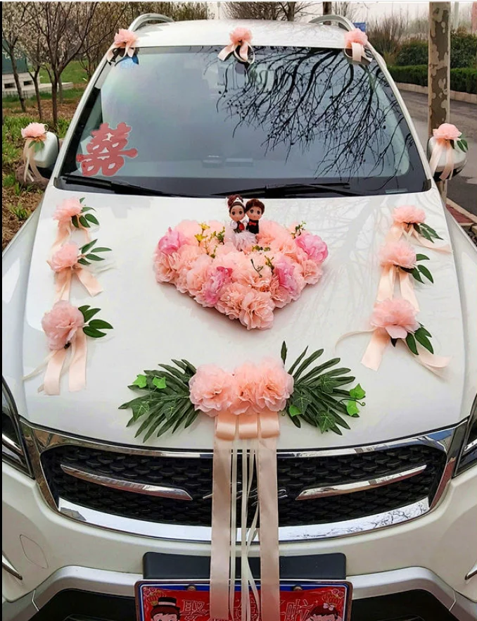 wedding car decoration front flower car wedding team set full set layout creative head car flower decoration
wedding car decoration front flower car wedding team set full set layout creative head car flower decoration