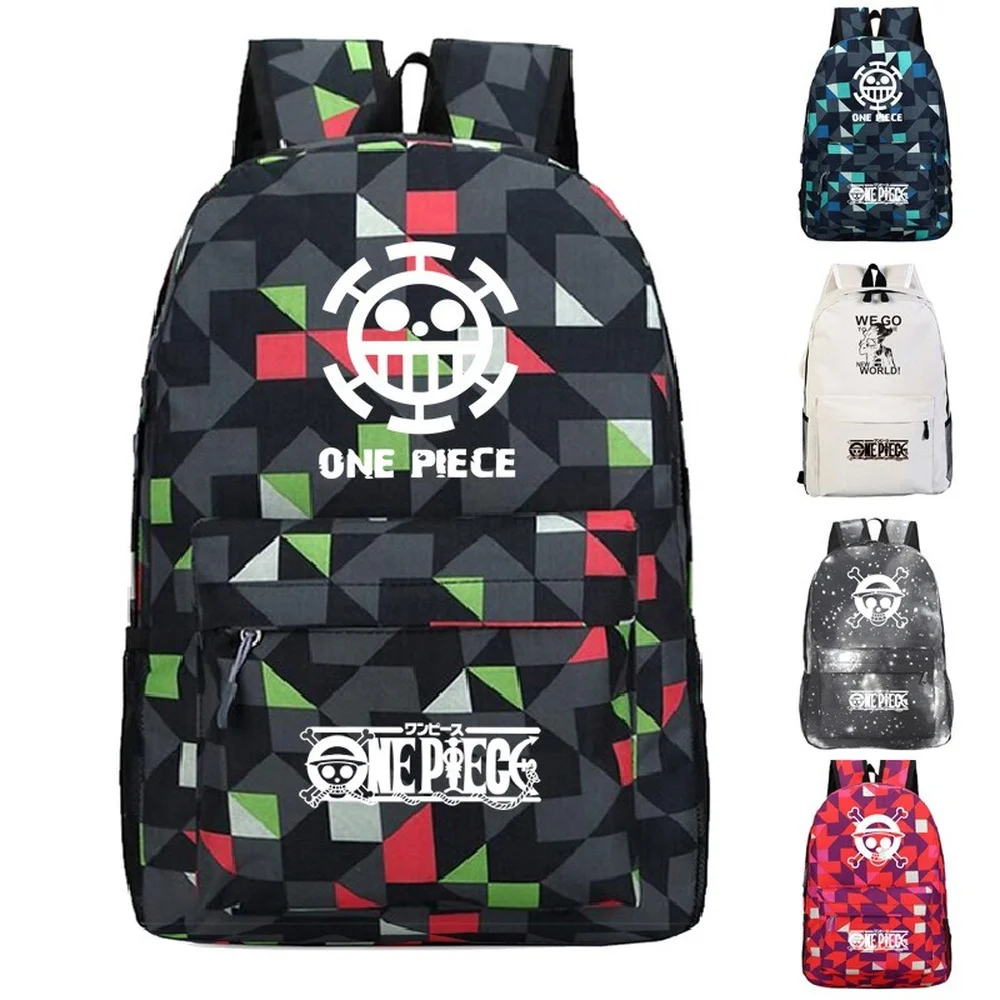 Anime ONE PIECE Backpack Nylon Printing Wear-resistant Student Schoolbag Large Capacity Outdoor Travel Bag Computer Bag
Anime ONE PIECE Backpack Nylon Printing Wear-resistant Student Schoolbag Large Capacity Outdoor Travel Bag Computer Bag