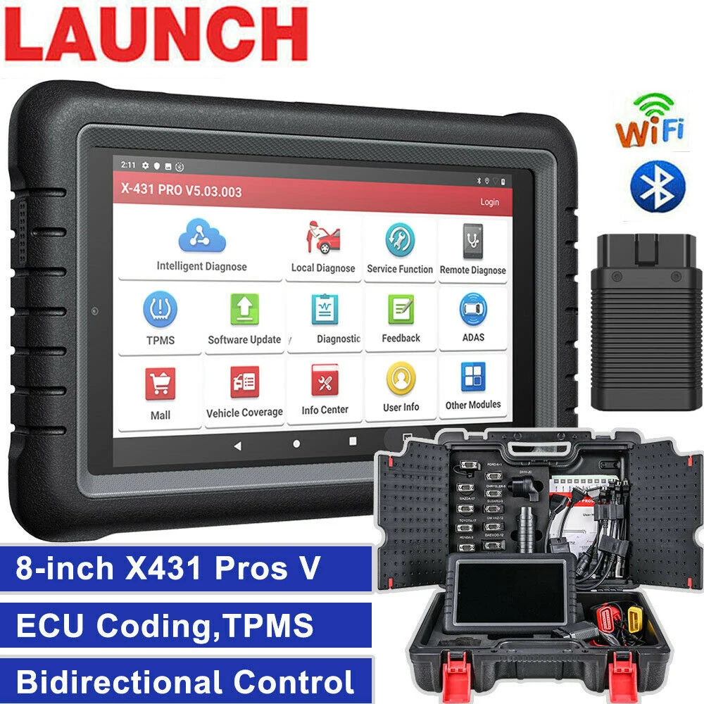 LAUNCH X431 PROS V Car Bidirectional Diagnostic Tool Auto OBD2 Scanner Key Codng
LAUNCH X431 PROS V Car Bidirectional Diagnostic Tool Auto OBD2 Scanner Key Codng