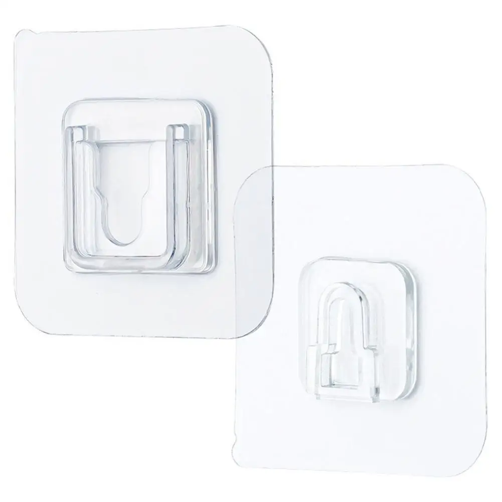 1/10pairs Adhesive Wall Hook Hanger Strong Transparent Hooks Suction Cup Sucker Wall Holder For Kitchen Bathroom Traceless Hook
1/10pairs Adhesive Wall Hook Hanger Strong Transparent Hooks Suction Cup Sucker Wall Holder For Kitchen Bathroom Traceless Hook
