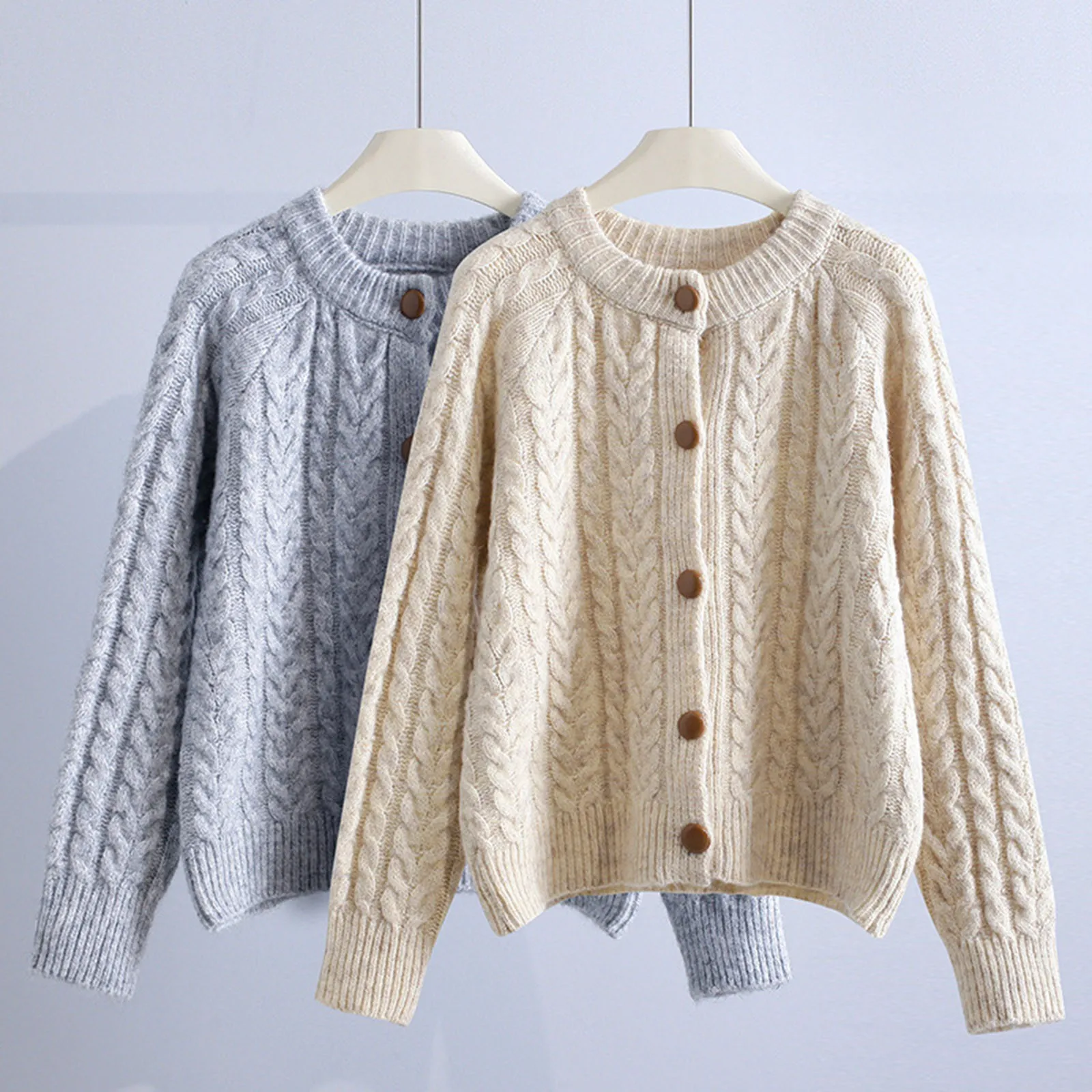 Women's Cardigan Sweaters 2023 Open Front Long Sleeve Button Down Knit Jackets Plaid Sweaters for Women
Women's Cardigan Sweaters 2023 Open Front Long Sleeve Button Down Knit Jackets Plaid Sweaters for Women