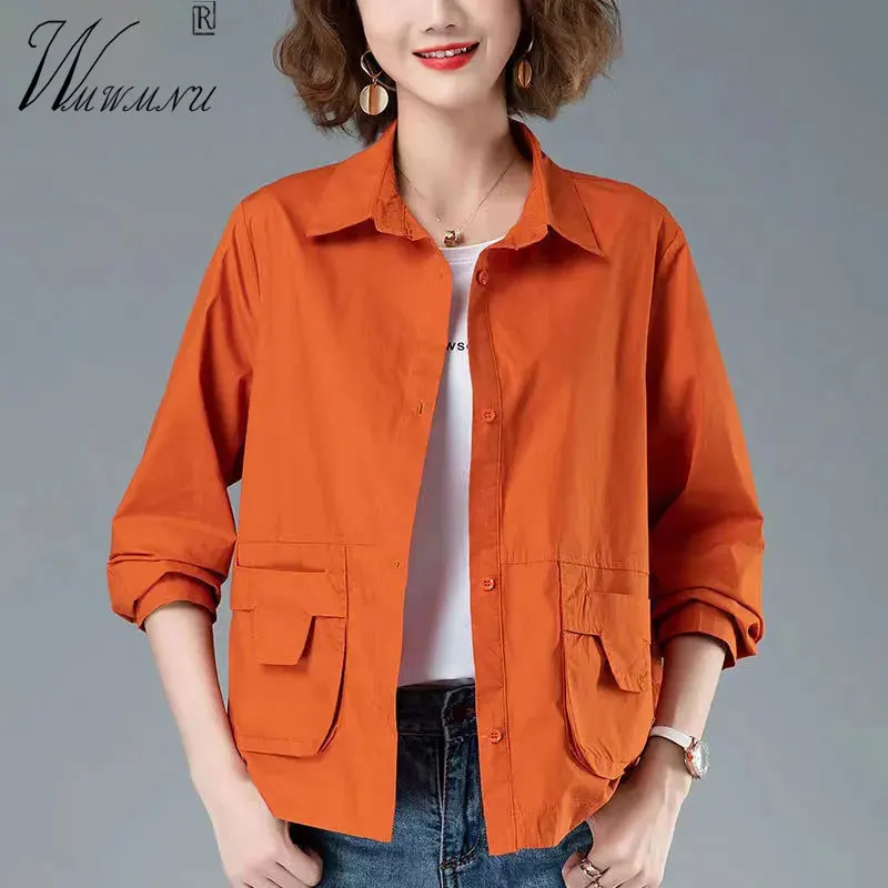 Casual Loose Oversize 5xl Short Jackets Women Basic Lapel Solid Color Outerwear Mother 2023 Spring Fall Lightweight Outerwear
Casual Loose Oversize 5xl Short Jackets Women Basic Lapel Solid Color Outerwear Mother 2023 Spring Fall Lightweight Outerwear