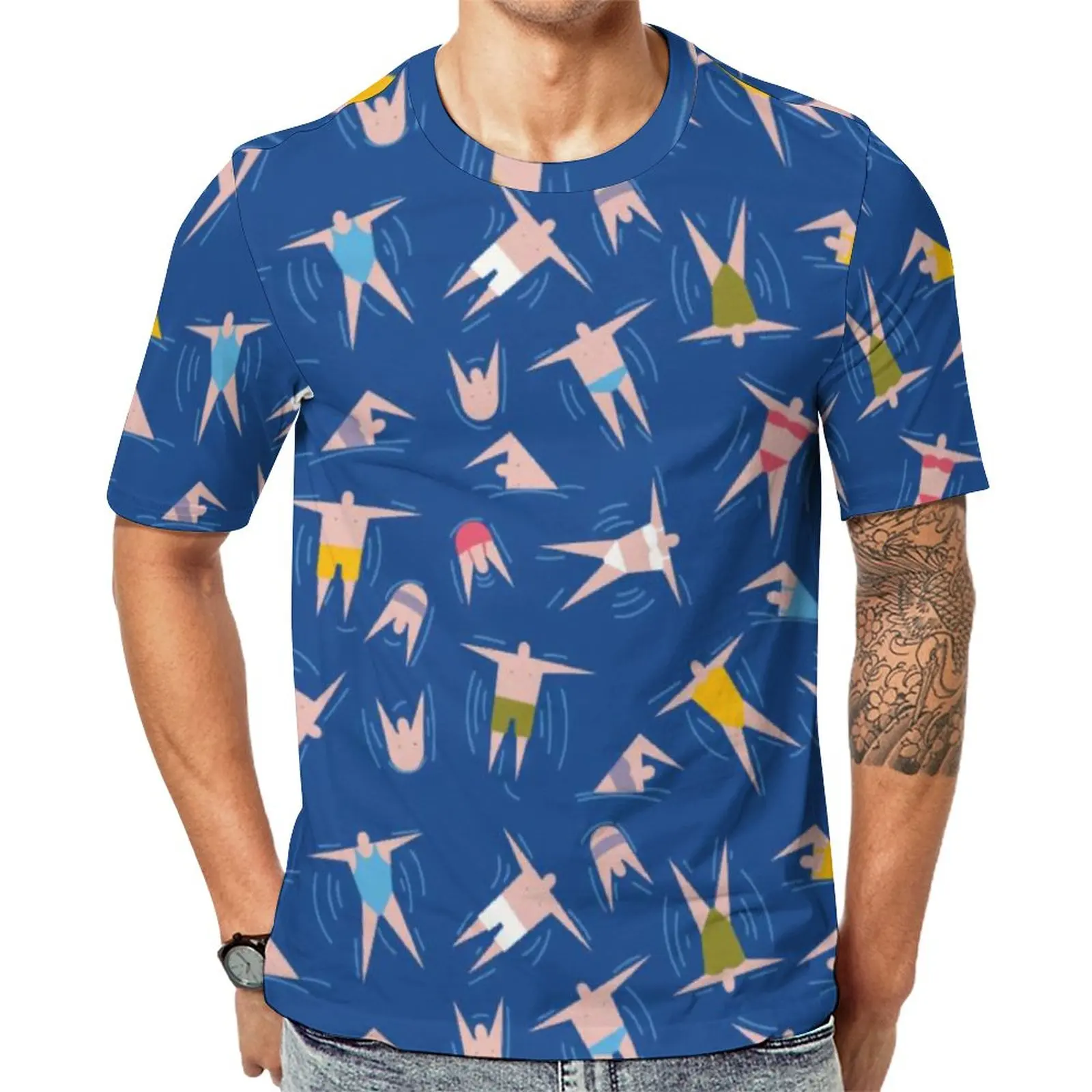 Beach Vacation T-Shirt Swimming People Fashion T-Shirts Man Kawaii Tshirt Beach Short Sleeve Custom Tops Large Size
Beach Vacation T-Shirt Swimming People Fashion T-Shirts Man Kawaii Tshirt Beach Short Sleeve Custom Tops Large Size