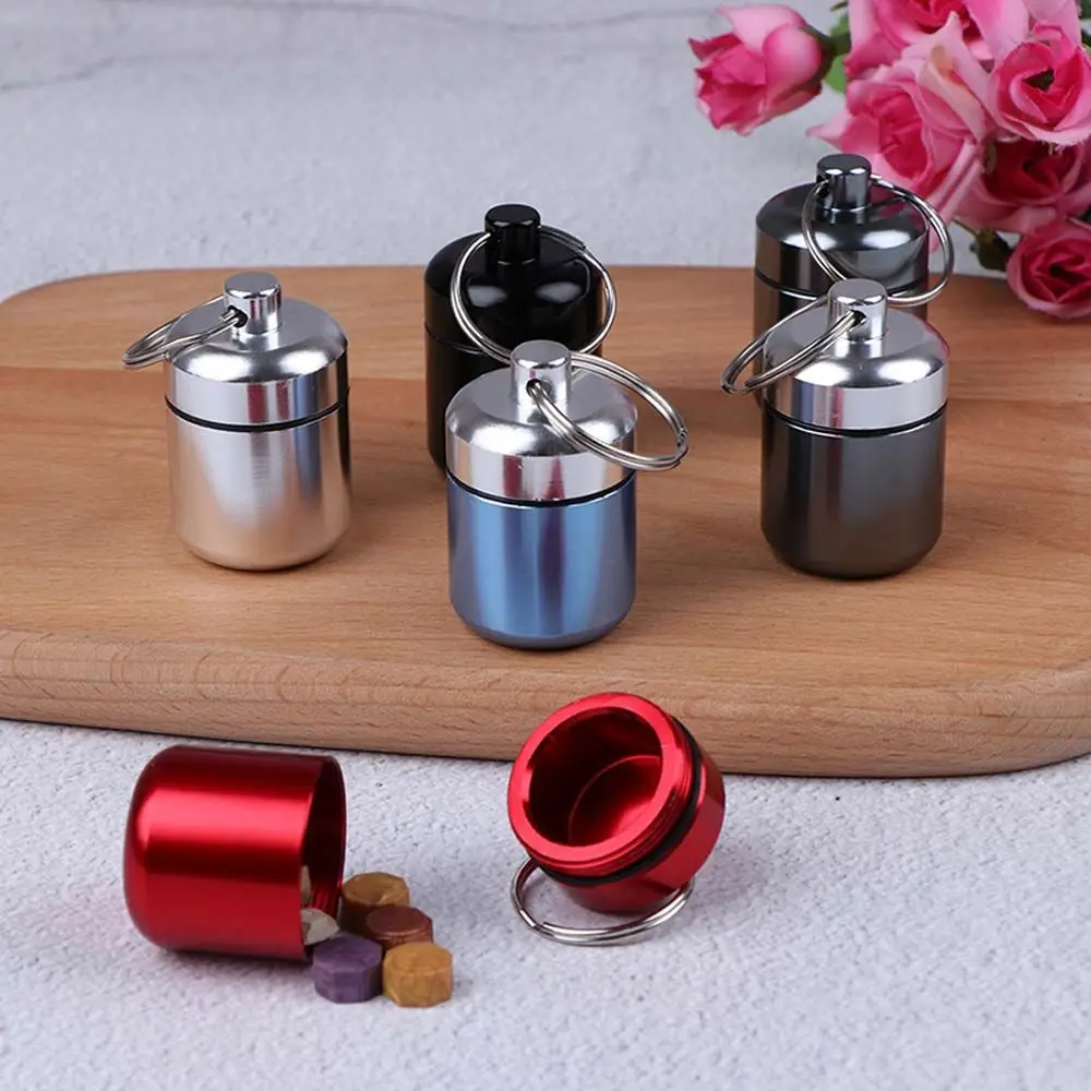 Metal Mini Waterproof Alloy Pill Box Case Bottle Cache Drug Holder Container Keychain Medicine Box Health Care For Travel
Metal Mini Waterproof Alloy Pill Box Case Bottle Cache Drug Holder Container Keychain Medicine Box Health Care For Travel