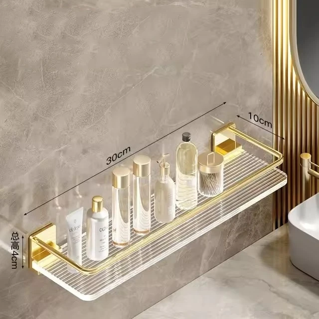 Роскошные полки для ванной комнаты без перфорации, настенные полки для хранения шампуня и косметики, кухонный держатель, квадратный акриловый органайзер
Роскошные полки для ванной комнаты без перфорации, настенные полки для хранения шампуня и косметики, кухонный держатель, квадратный акриловый органайзер