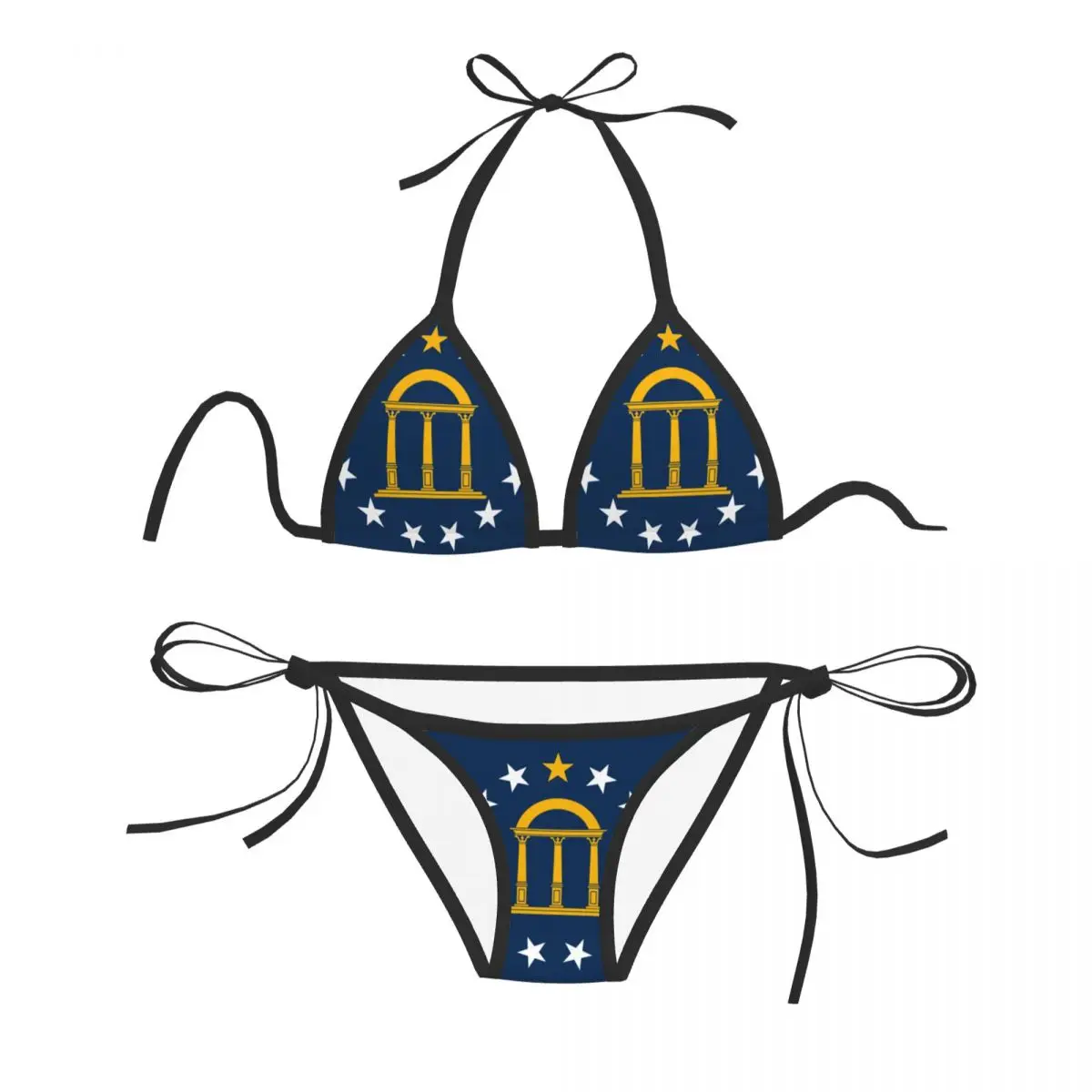 Sexy Bikini 2022 Women Swimsuit Georgia State Flag Redesign Bikini Set Swimwear Bathing Suit 
Sexy Bikini 2022 Women Swimsuit Georgia State Flag Redesign Bikini Set Swimwear Bathing Suit