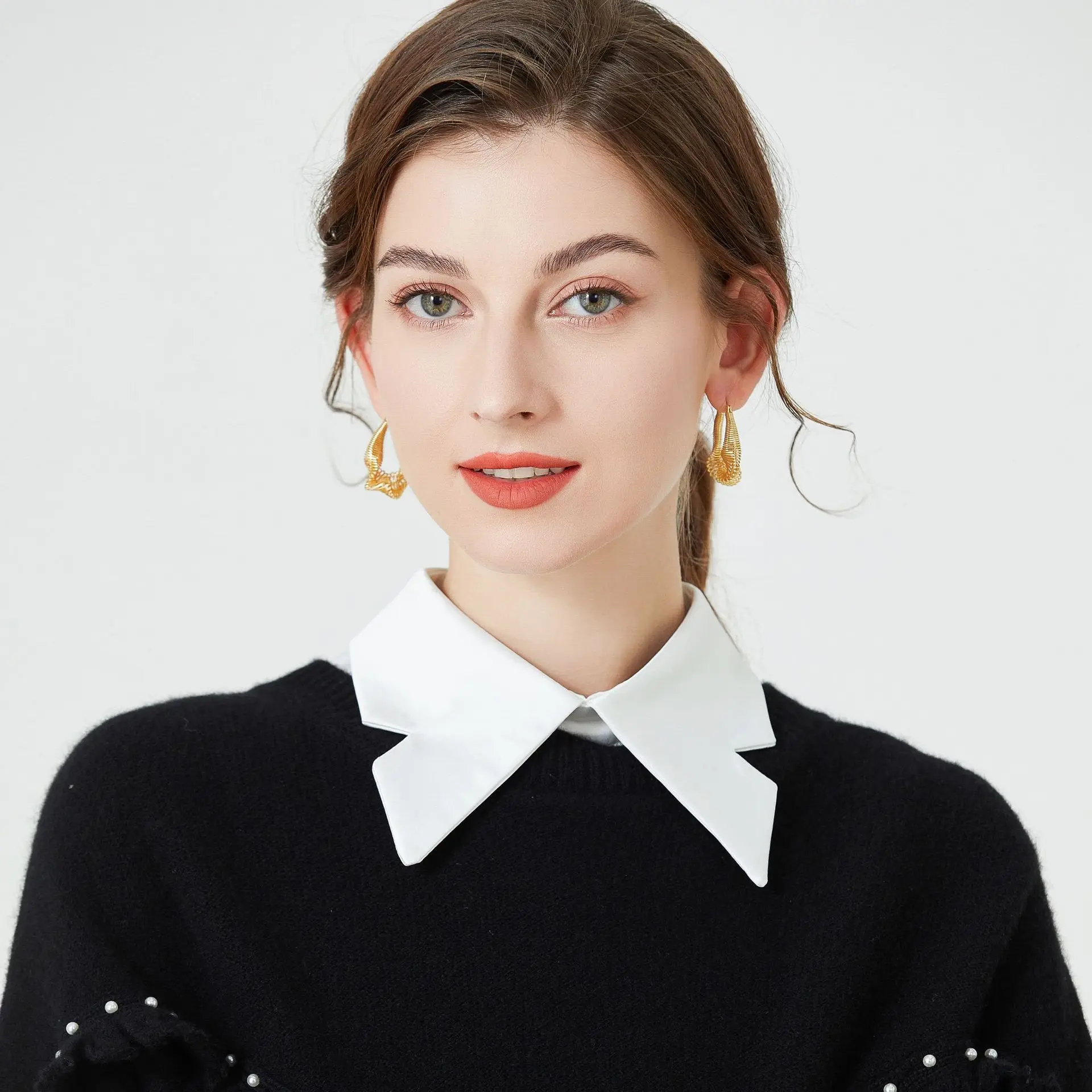 Chemisier Removable Peto Mujer False Collars Autumn Fall Faux cols Solid Nep Kraagie Basic Collars Fake Collar Dhemisie Lapel
Chemisier Removable Peto Mujer False Collars Autumn Fall Faux cols Solid Nep Kraagie Basic Collars Fake Collar Dhemisie Lapel