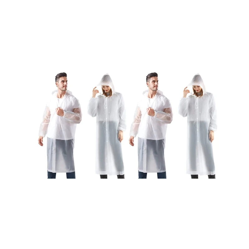 Raincoat 4 Pack Rain Ponchos For Men Women Adults Reusable Portable Rain Coat Waterproof With Elastic Sleeves
Raincoat 4 Pack Rain Ponchos For Men Women Adults Reusable Portable Rain Coat Waterproof With Elastic Sleeves