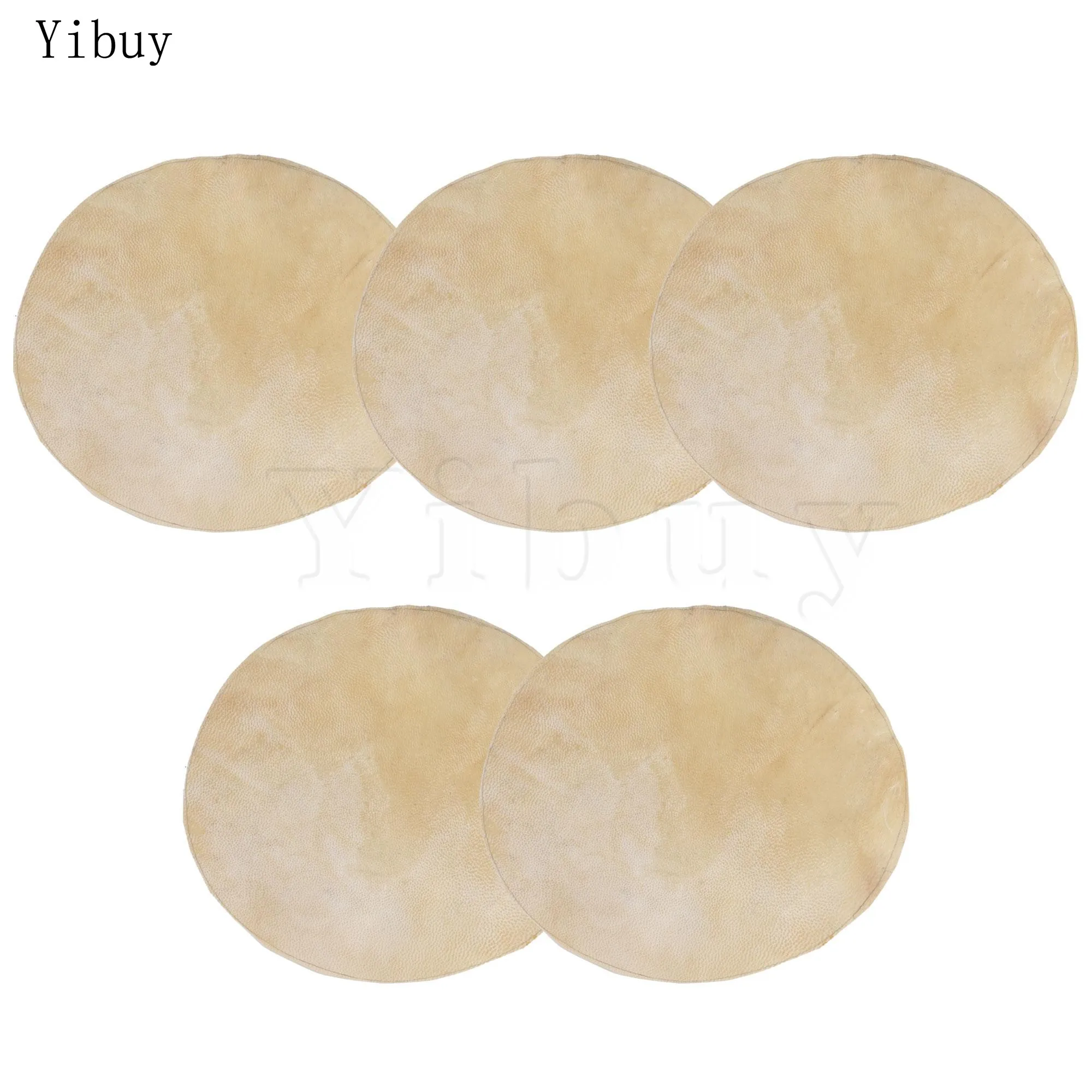 Yibuy 5pcs Beige Goat Leather Skin Drumheads Round 300mm Dia for African Drum Heads
Yibuy 5pcs Beige Goat Leather Skin Drumheads Round 300mm Dia for African Drum Heads