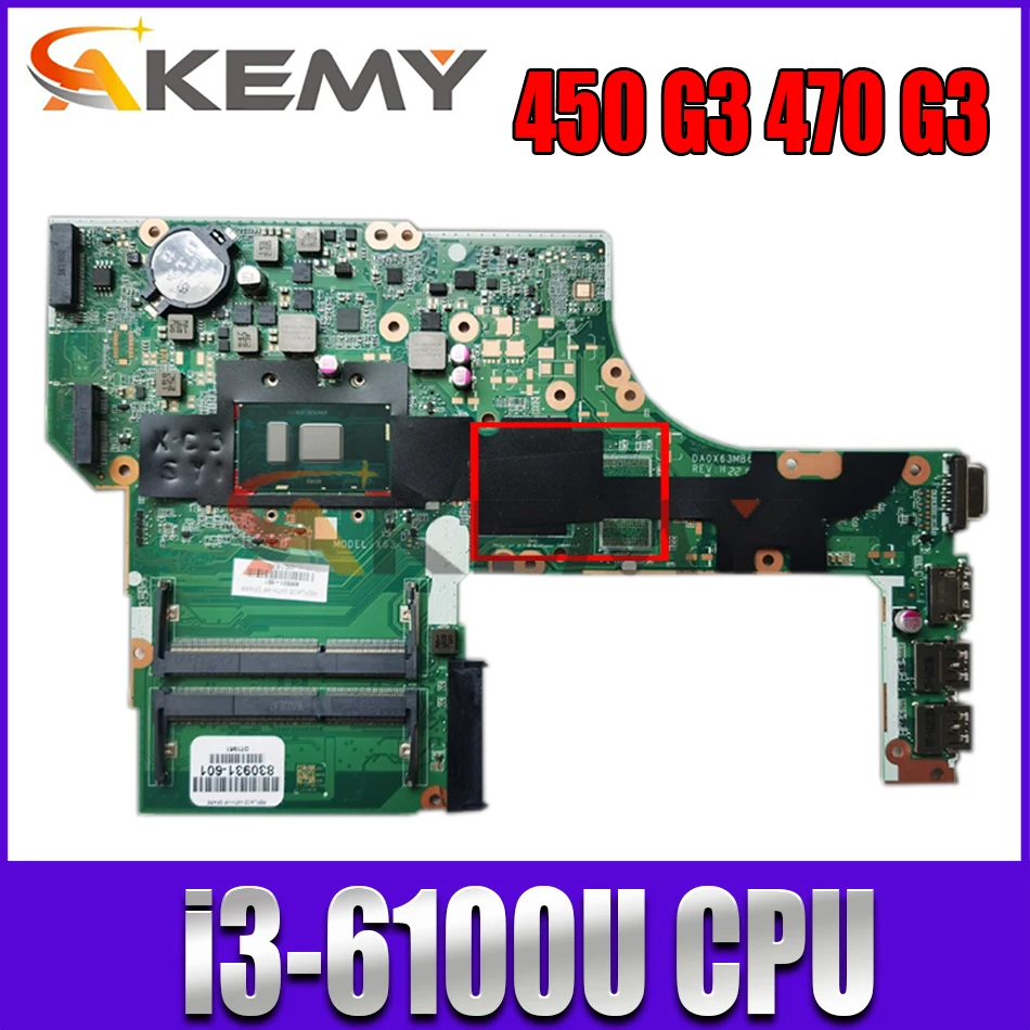 DA0X63MB6H1 DAX63CMB6C0 для HP ProBook 470 450 G3, материнская плата для ноутбука, центральный процессор, 100% протестированная работа 830932-601
DA0X63MB6H1 DAX63CMB6C0 для HP ProBook 470 450 G3, материнская плата для ноутбука, центральный процессор, 100% протестированная работа 830932-601