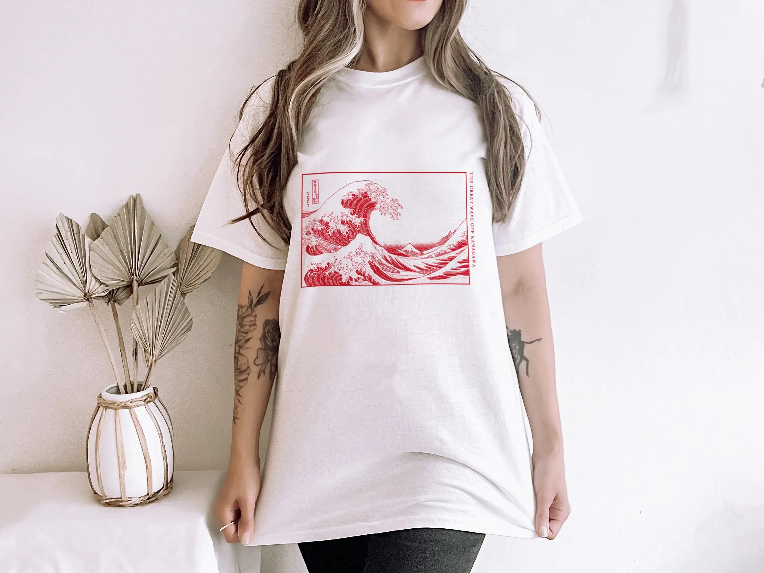 Футболка The Great Wave классическое искусство для студентов эстетика японский