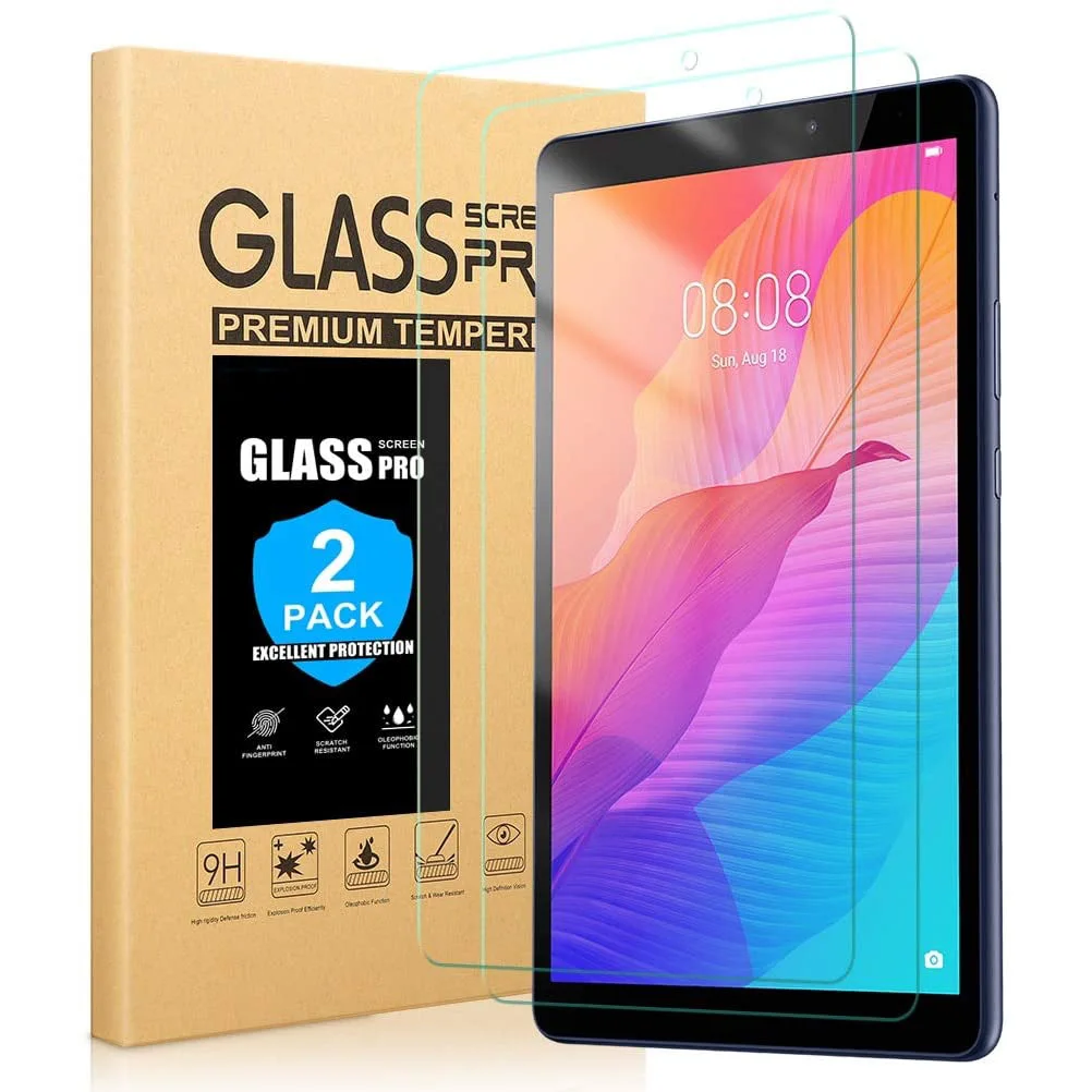2 Pack 9H Tempered Glass Film Protection Shield Screen Protector for Huawei MatePad T8 8.0 inches
2 Pack 9H Tempered Glass Film Protection Shield Screen Protector for Huawei MatePad T8 8.0 inches