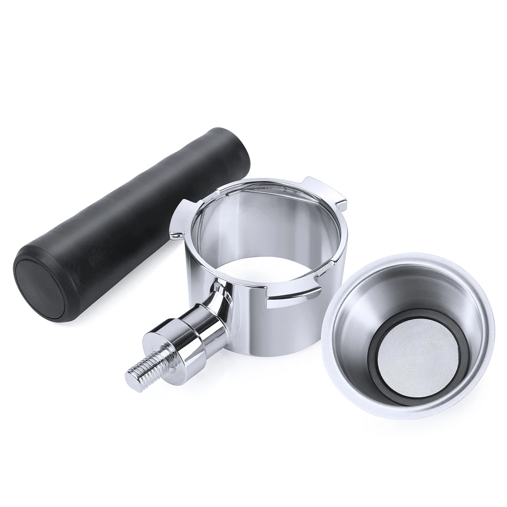 Stainless Steel Bottomless Portafilter 51mm Coffee Handle For Delong 3 Tripod Filter Basket Coffee Accessories Coffeeware
Stainless Steel Bottomless Portafilter 51mm Coffee Handle For Delong 3 Tripod Filter Basket Coffee Accessories Coffeeware