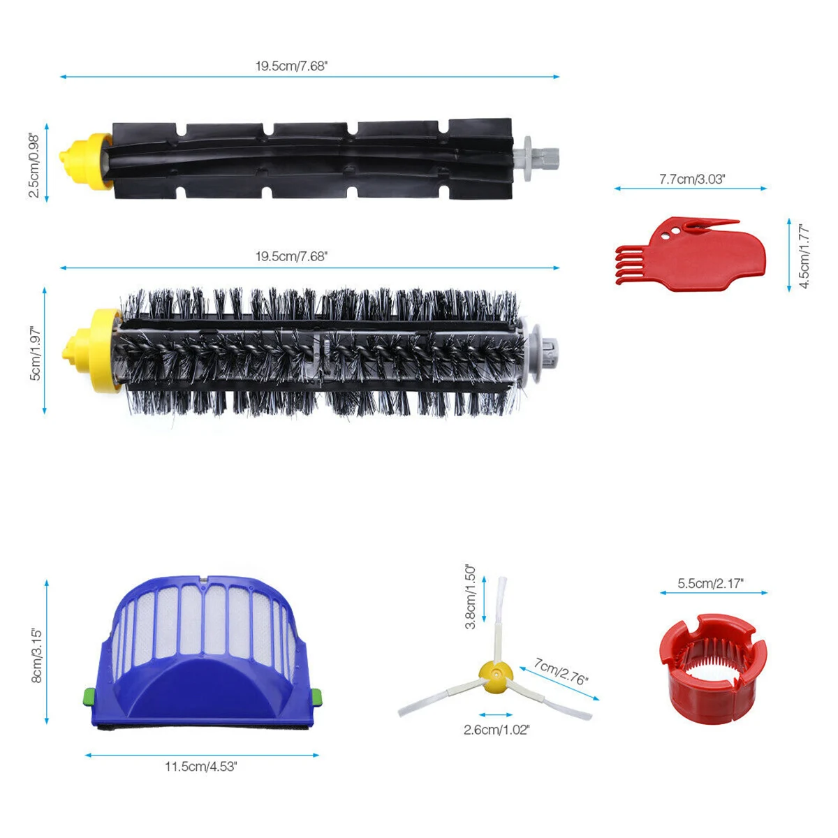Cleaning Brush Filters Set For 680 670 600 Series Vacuum Cleaner Cleaning Tools Accessory Robot Cleaner Roller Brushes Filter
Cleaning Brush Filters Set For 680 670 600 Series Vacuum Cleaner Cleaning Tools Accessory Robot Cleaner Roller Brushes Filter