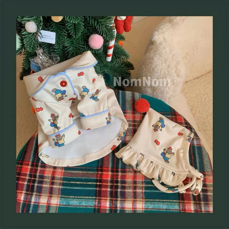 Bear Shirts Pet Clothing Dogs Cartoon Hat Set for Dog Clothes Costume French Bulldog Print Cute Spring Summer White Boy Mascotas
Bear Shirts Pet Clothing Dogs Cartoon Hat Set for Dog Clothes Costume French Bulldog Print Cute Spring Summer White Boy Mascotas