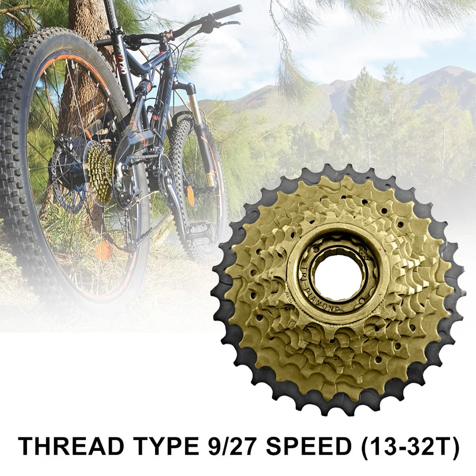 Flywheel Bike Cassette Road Bike Rotary Steel Universal 10 Speed Freehub Body 41mm 9 Speed Fit 32T Cogs Sprocket
Flywheel Bike Cassette Road Bike Rotary Steel Universal 10 Speed Freehub Body 41mm 9 Speed Fit 32T Cogs Sprocket