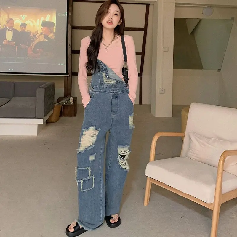 2023 Women's Strap Pants Summer New Cowboy Design Sense High Waist Retro Hole Loose and Comfortable Free Shipping
2023 Women's Strap Pants Summer New Cowboy Design Sense High Waist Retro Hole Loose and Comfortable Free Shipping