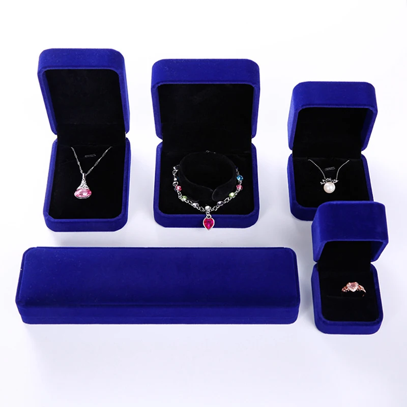 High-end Velvet Jewelry Box Earring Ring Bracelet Necklace Box Packaging Box Pearl Jewelry Cases Various Sizes Gift Decoration
High-end Velvet Jewelry Box Earring Ring Bracelet Necklace Box Packaging Box Pearl Jewelry Cases Various Sizes Gift Decoration