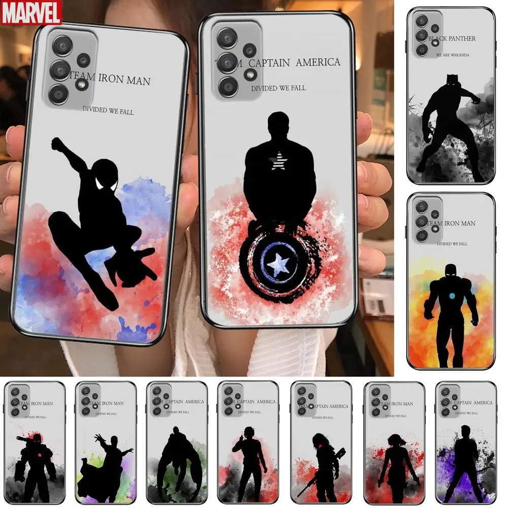 Marvel Team celular Phone Case Hull For Samsung Galaxy A70 A50 A51 A71 A52 A40 A30 A31 A90 A20E 5G a20s Black Shell Art Cell Cov
Marvel Team celular Phone Case Hull For Samsung Galaxy A70 A50 A51 A71 A52 A40 A30 A31 A90 A20E 5G a20s Black Shell Art Cell Cov