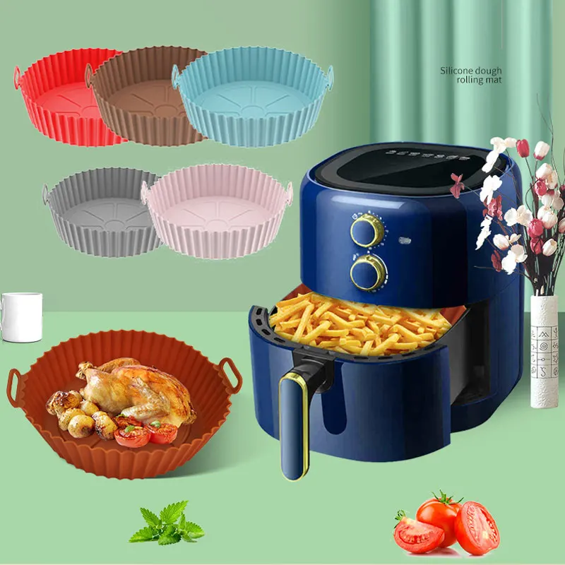 Silicone Basket Pot Tray Airfryer Liner For Air Fryer Reusable Container Accessories Pan Baking Mold Canister Shape Protector
Silicone Basket Pot Tray Airfryer Liner For Air Fryer Reusable Container Accessories Pan Baking Mold Canister Shape Protector