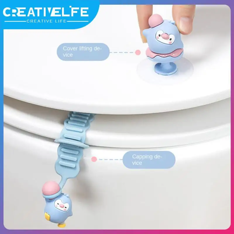 Portable Flexible Soft Rubber Handle Flip Comfortable Toilet Seat Lifter Adjustable Buckle Toilet Lifting Device Cartoon
Portable Flexible Soft Rubber Handle Flip Comfortable Toilet Seat Lifter Adjustable Buckle Toilet Lifting Device Cartoon