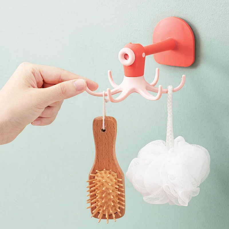 Wall Mounted 360-Degree Rotatable Hook Six-Claw Wall Hanging Punch-Free Cabinet Hanger Bathroom Sticky Hook Kitchen Storage Rack
Wall Mounted 360-Degree Rotatable Hook Six-Claw Wall Hanging Punch-Free Cabinet Hanger Bathroom Sticky Hook Kitchen Storage Rack