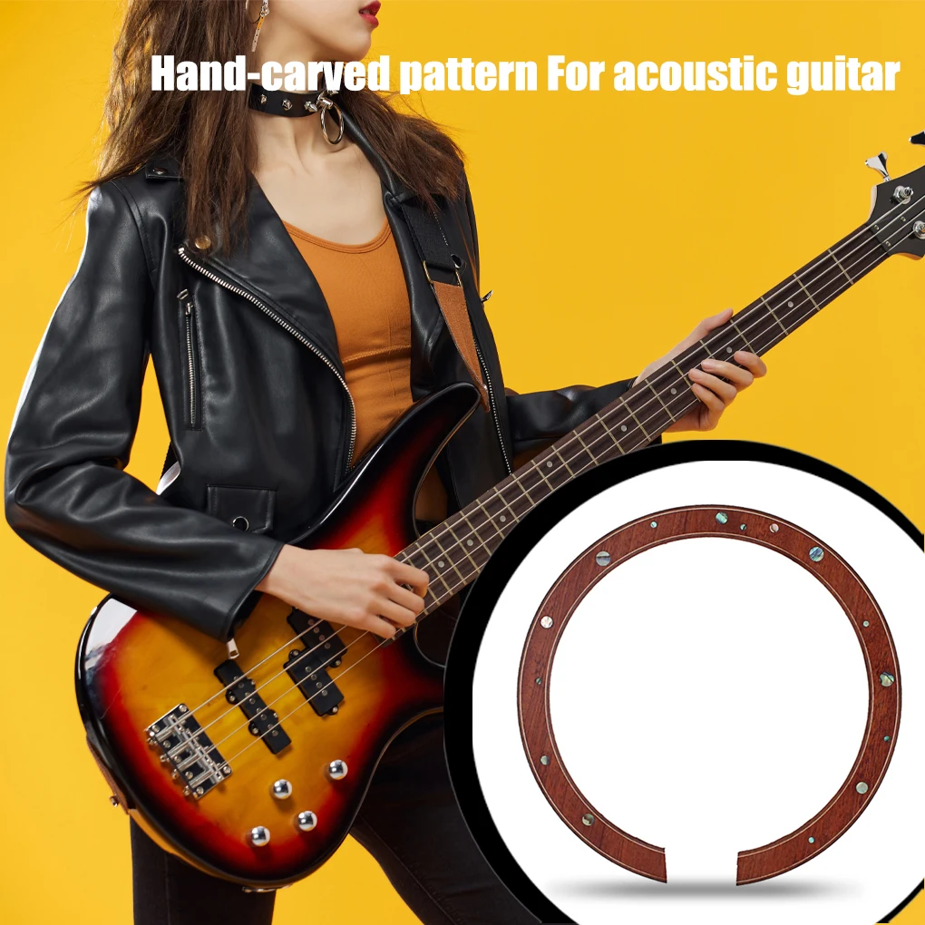 Guitar Soundhole Decorative Inlay Natural Shell Sound Hole Decoration 110mm Diameter Stringed Instrument Supplies
Guitar Soundhole Decorative Inlay Natural Shell Sound Hole Decoration 110mm Diameter Stringed Instrument Supplies