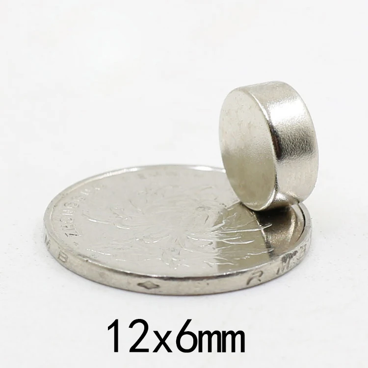 

5/10/20/30/50PCS 12x6 mm Search Minor Diameter Magnetic 12mmx6mm Bulk Small Round Magnets 12x6mm Neodymium Disc Magnets 12*6 mm