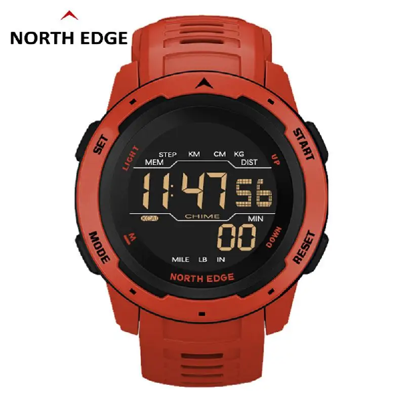 North Edge Men Digital Watch NEW Men's Military Sport Watches Waterproof 50M Pedometer Calories Stopwatch Hourly Alarm Clock HOT
North Edge Men Digital Watch NEW Men's Military Sport Watches Waterproof 50M Pedometer Calories Stopwatch Hourly Alarm Clock HOT