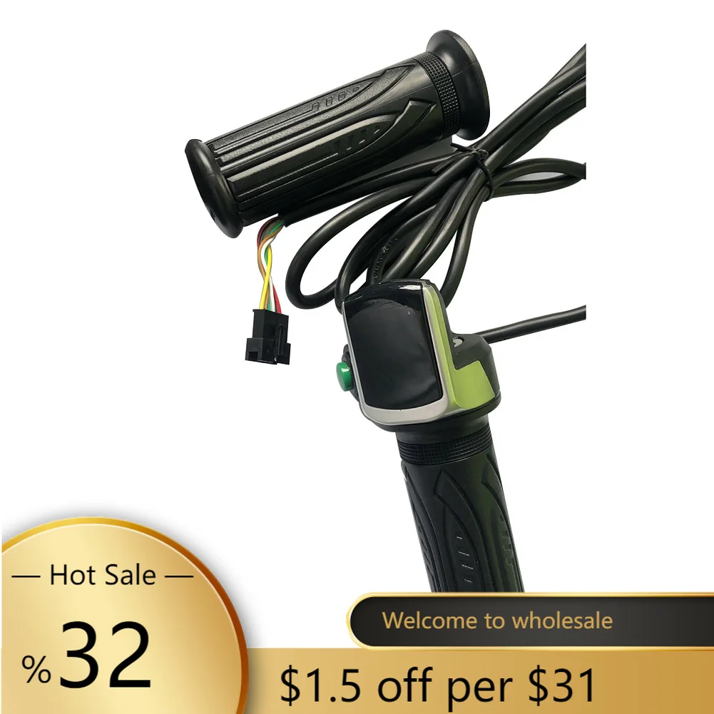 Electric Scooter E-Bike Bicycle Throttle Grip Handlebar Grips LED Display Meter 36V,48V For Electric Bike Scooter Tricycle
Electric Scooter E-Bike Bicycle Throttle Grip Handlebar Grips LED Display Meter 36V,48V For Electric Bike Scooter Tricycle