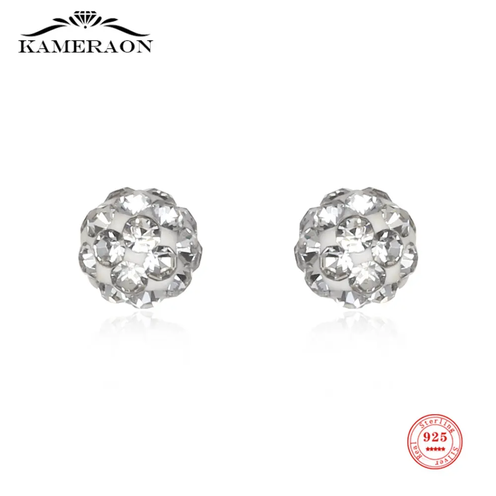 Kameraon Sterling Silver 925 Shiny 4mm Round Beads Zircon Stud Earrings for Women Teen Wedding Unique Sweet Jewelry 2022 Trendy
Kameraon Sterling Silver 925 Shiny 4mm Round Beads Zircon Stud Earrings for Women Teen Wedding Unique Sweet Jewelry 2022 Trendy