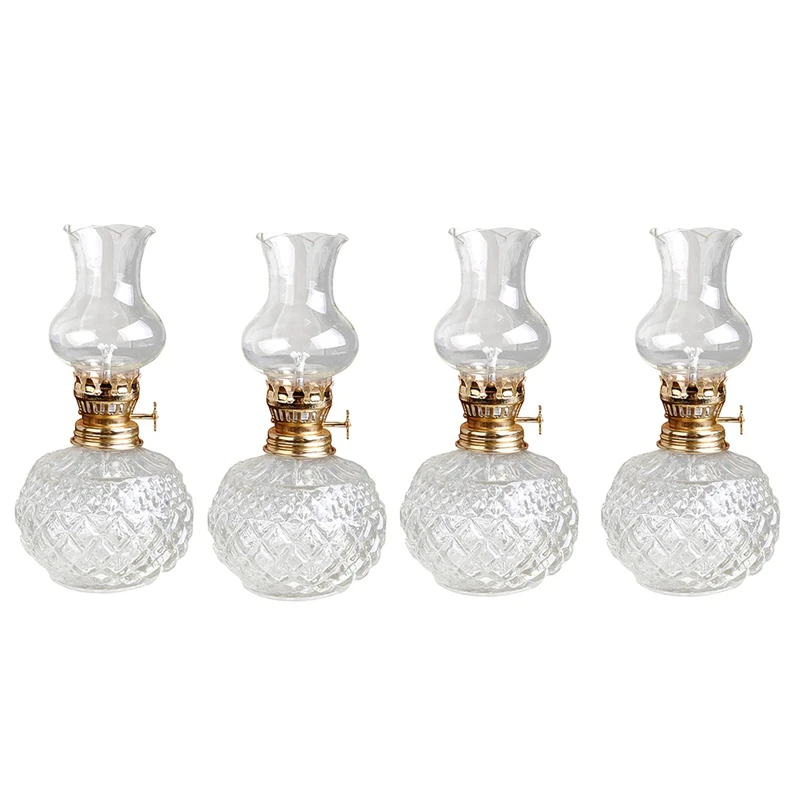 4X Indoor Oil Lamp,Classic Oil Lamp With Clear Glass Lampshade,Home Church Supplies
4X Indoor Oil Lamp,Classic Oil Lamp With Clear Glass Lampshade,Home Church Supplies