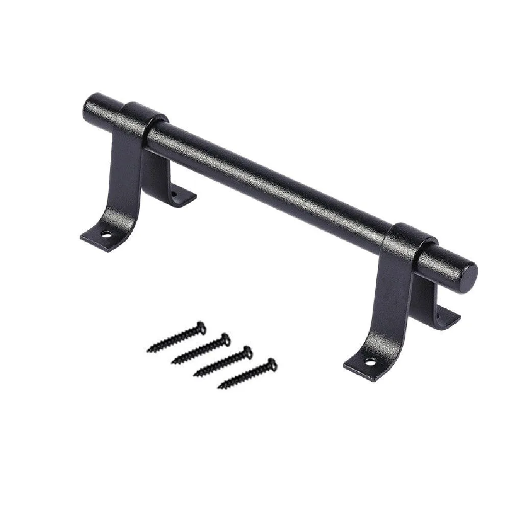 Black Carbon Steel Furniture Handle Barn Sliding Wooden Door Handles Antique Vintage European Wrought Iron Handle
Black Carbon Steel Furniture Handle Barn Sliding Wooden Door Handles Antique Vintage European Wrought Iron Handle