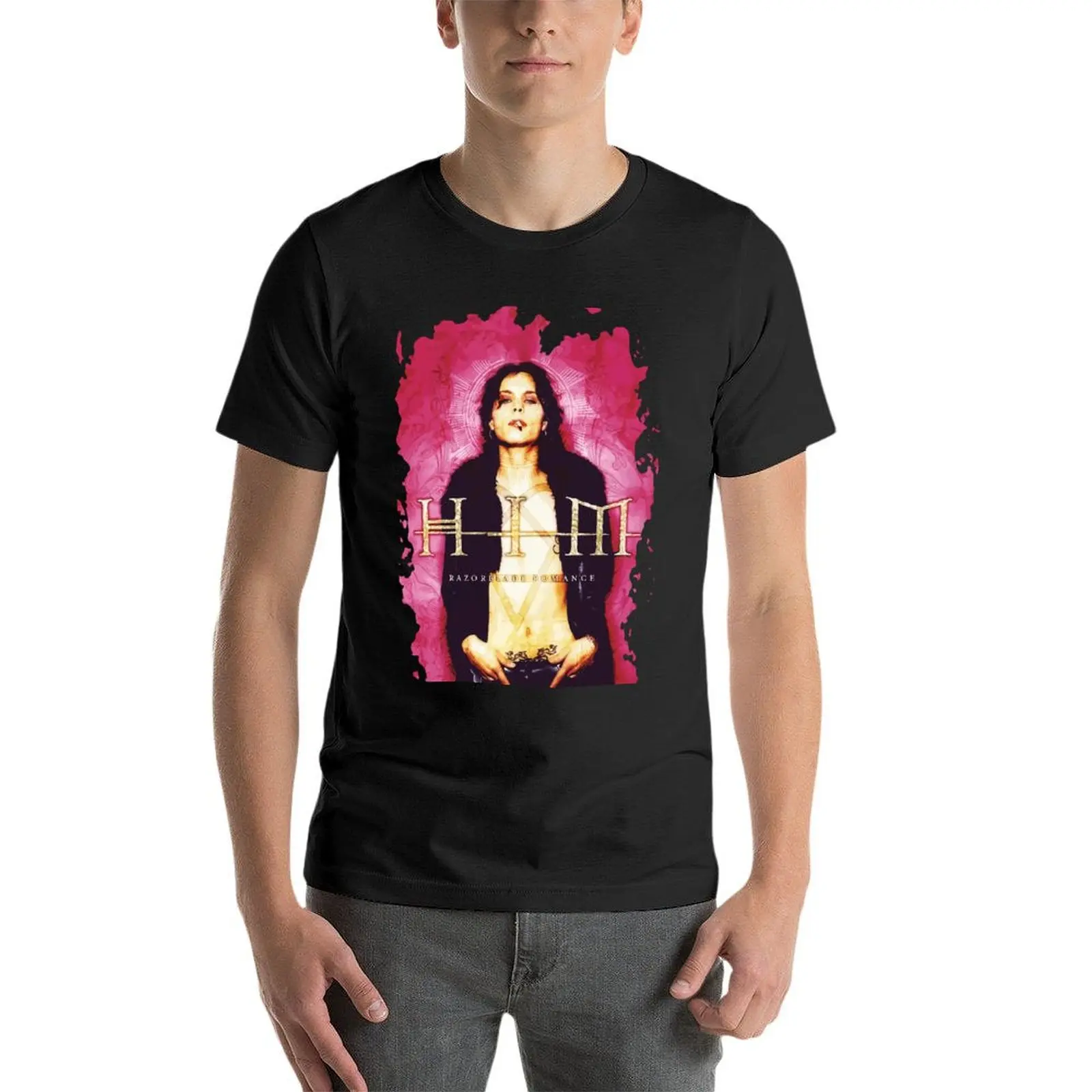 Him Band - Ville Valo Razorblade Romance Smoke Oversized T-Shirts Funny Men'S Clothes 100% Cotton Streetwear Big Size Tops Tee
Him Band - Ville Valo Razorblade Romance Smoke Oversized T-Shirts Funny Men'S Clothes 100% Cotton Streetwear Big Size Tops Tee
