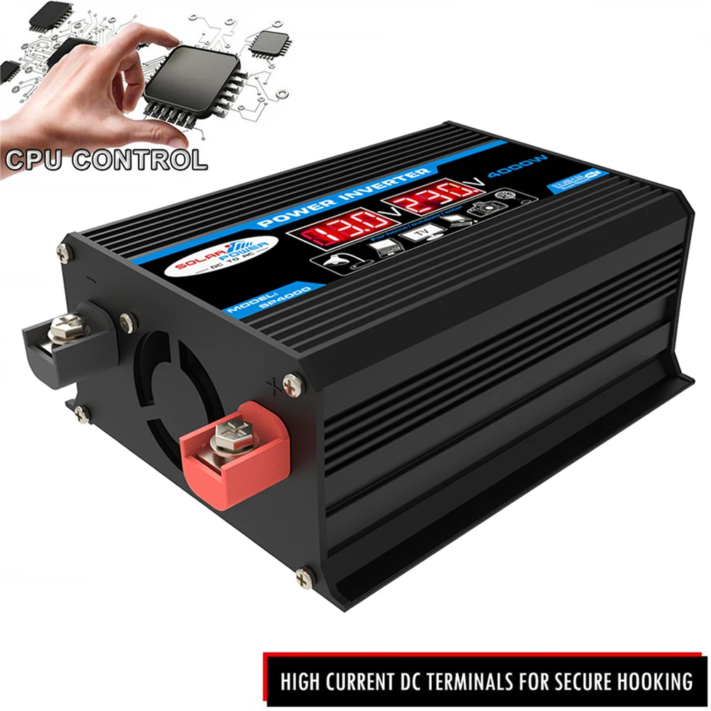 Peak 300W 12V To 220V/110V LED Car Power Inverter Converter Charger Adapter Dual USB Voltage Transformer Modified Sine Wave
Peak 300W 12V To 220V/110V LED Car Power Inverter Converter Charger Adapter Dual USB Voltage Transformer Modified Sine Wave