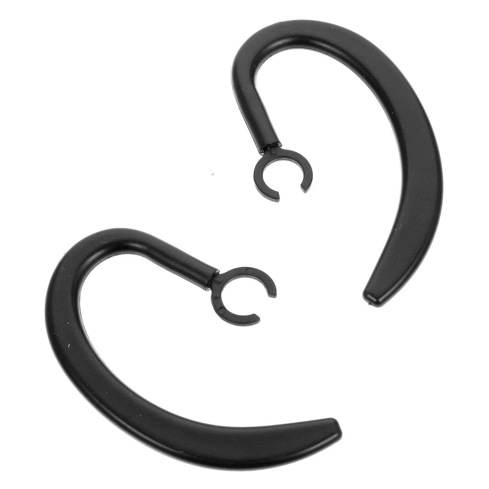 

2 Pcs Headset Earhook Clamp Headphones Anti-lost Hooks Earpiece Silicone Plugs Swivel Replacement Rubber Non-