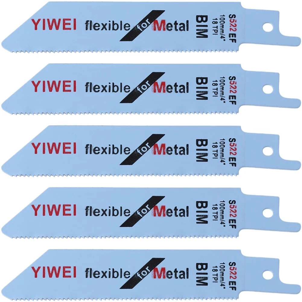 5pcs 100mm Reciprocating Saw Blades Handsaw Multi Saw Blade For Wood Metal Plastic Cutting Saw Blade Power Tools Accessories
5pcs 100mm Reciprocating Saw Blades Handsaw Multi Saw Blade For Wood Metal Plastic Cutting Saw Blade Power Tools Accessories
